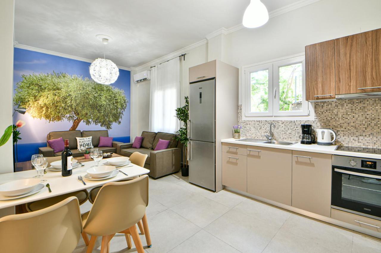 Fresh & Renovated Apartment Next To Metro Station Athen Exterior foto
